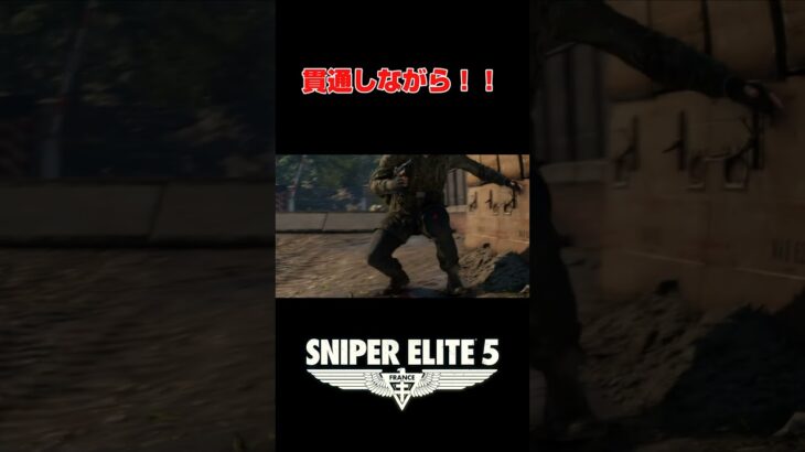 膝＆局所！！！　#ゲーム実況   #shorts #ps5 #tps   #sniperelite5