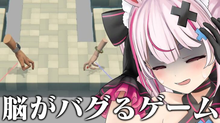 絶対に脳みそがバグるゲーム『視覚と手の対称性についての仮説』やる！【#とまライブ】