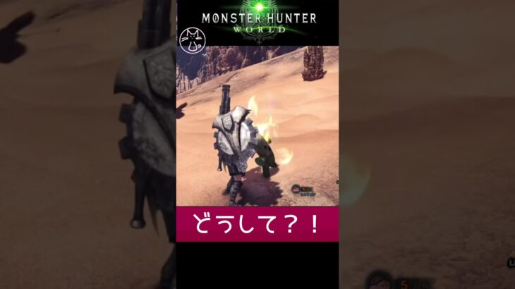 思いがけない邂逅w #ゲーム実況 #mhw #mhwib #モンハンワールドアイスボーン #モンハンワールド #モンハンワールド初見プレー