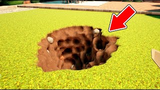 宝物が埋まってると噂の庭を掘るゲームが本当に怖い『A Game About Digging A Hole』