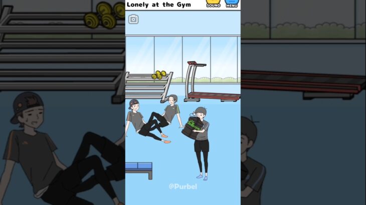 Lonely at the gym [ Lonely boy ] #games #gameplay #スマホゲーム #ゲーム #ゲーム実況 #shorts