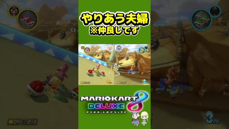 こう見えて仲良しです【マリオカート8DX】 #ゲーム実況 #夫婦 #マリカ #マリオカート