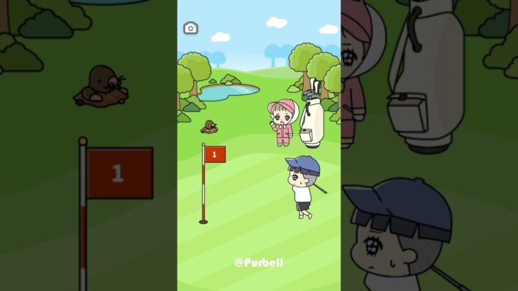 play golf ⛳⛳⛳ [ Bocchan ] #games #gameplay #スマホゲーム #ゲーム #ゲーム実況 #shorts