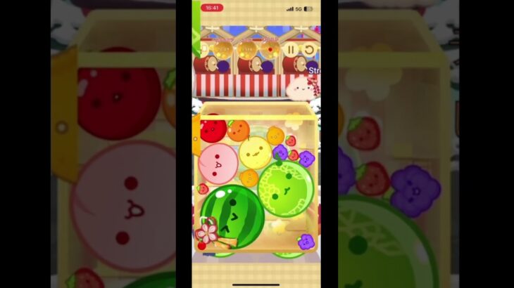 早めのデコ柿助かる〜　ダブスイ82回目！#ゲーム #ゲーム実況 #スイカゲーム攻略 #スイカゲーム #スイカゲーム実況 #suikagame #music