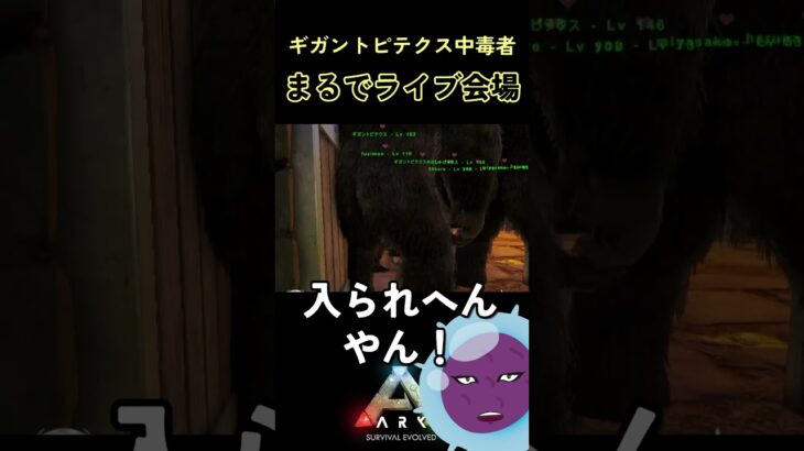 まるでライブ会場　#ark  #ゲーム実況 #shorts #ライブハウス