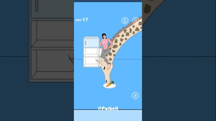 feed the giraffe [ D-17 ] #games #gameplay #ゲーム #スマホゲーム #ゲーム実況 #shorts