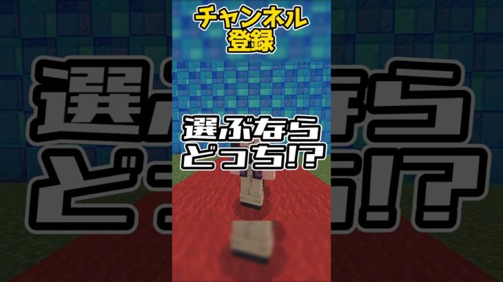 選ぶならどっち!?  #げーみんず #マインクラフト #ゲーム実況 #マイクラ #まいくら #実況 #game #ゲーム #minecraft