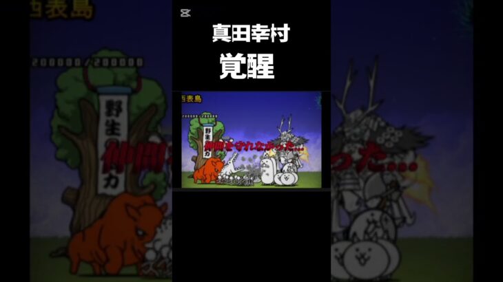 真田幸村 覚醒💫#にゃんこ大戦争 #ゲーム #ゲーム実況 #shorts