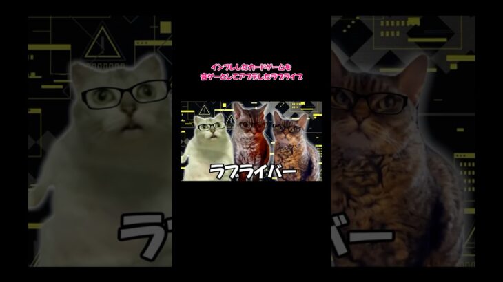 インフレしたカードゲームを音ゲーとしてアプデしたラブライブ #猫ミーム #猫マニ #shorts #short