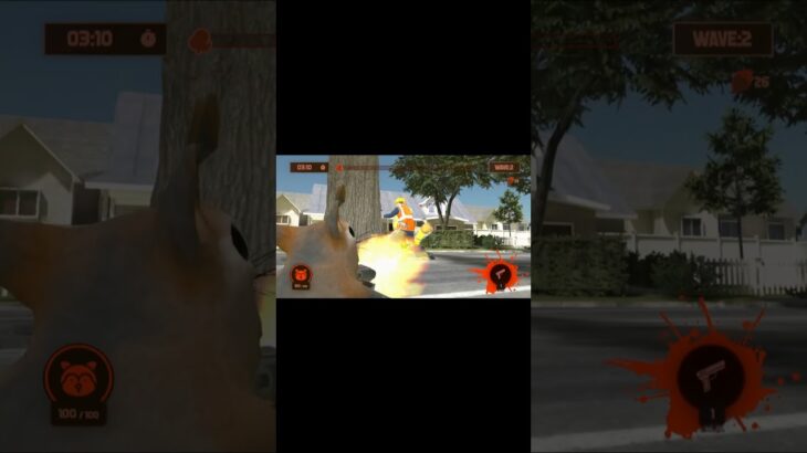 ヤバいリスで木を守るゲーム #ゲーム実況　#squirrelmadness