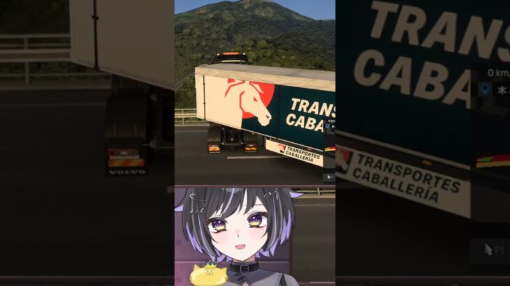 脇見運転の末路 #twitch配信 #vtuber #切り抜き #ゲーム実況 #ユーロトラックシミュレーター2 #twitch #無免許 #ゲーム配信 #新人vtuber