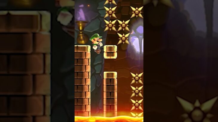【ゲーム実況】超ゲーム下手な先輩とバカ後輩でマリオメーカー２をやってみたw３２２ #Shorts
